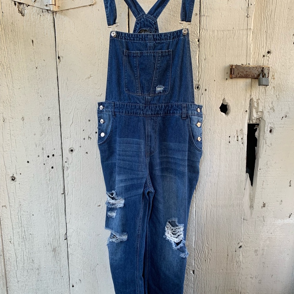 Denim Overalls